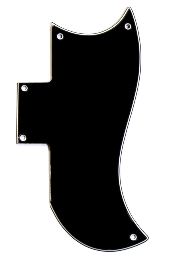 ALLPARTS PG-9801-033 Small Black Pickguard for Gibson SG 