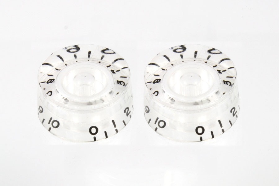 ALLPARTS PK-0130-031 Clear Speed Knobs 