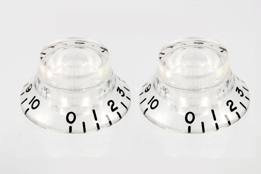 ALLPARTS PK-0140-031 Clear Bell Knobs 