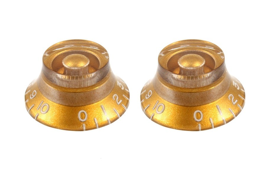 ALLPARTS PK-0140-032 Gold Bell Knobs 