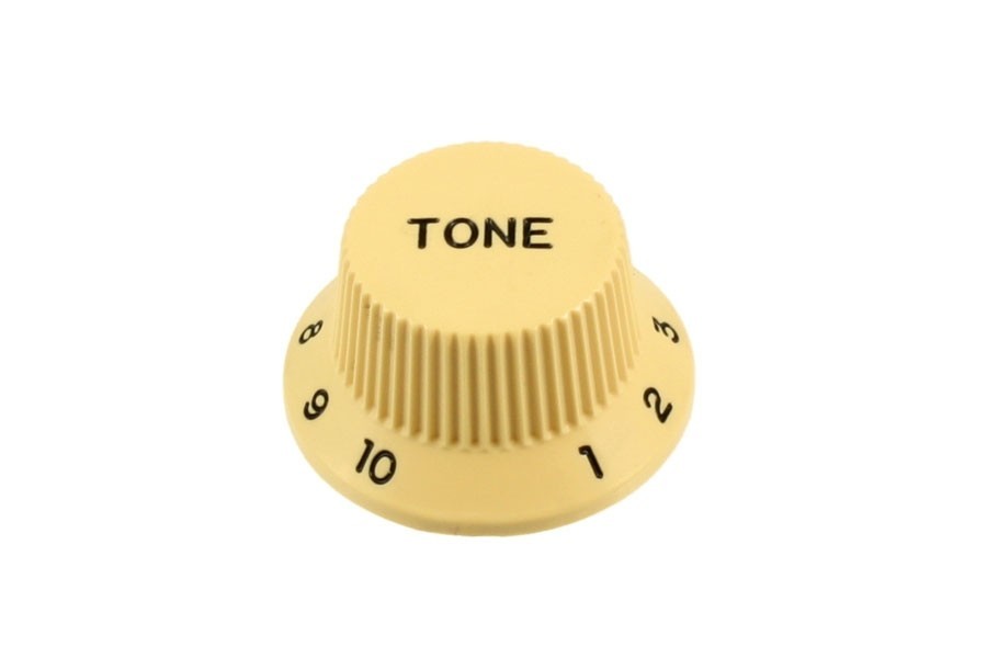 ALLPARTS PK-0153-028 Set of 2 Cream Tone Knobs 