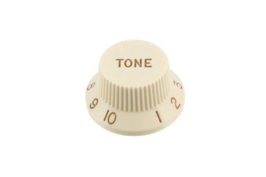 ALLPARTS PK-0153-050 Set of 2 Parchment Tone Knobs 