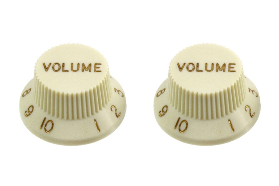 ALLPARTS PK-0154-024 Set of 2 Mint Green Volume Knobs 