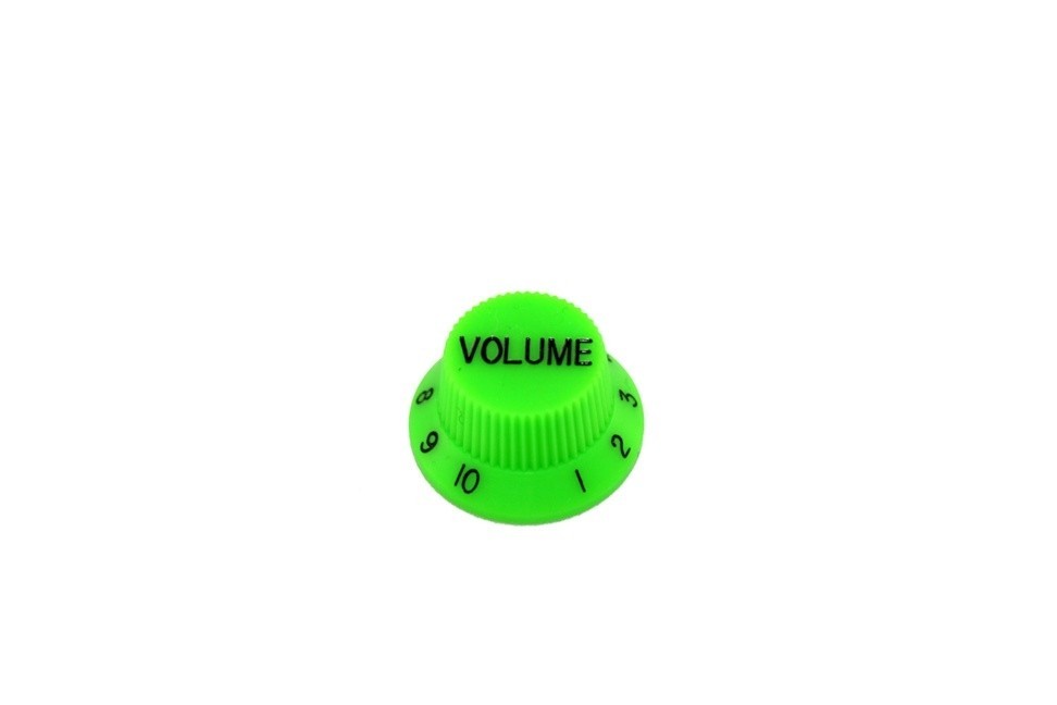 ALLPARTS PK-0154-029 Set of 2 Green Volume Knobs 