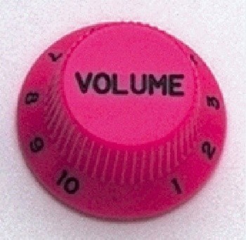 ALLPARTS PK-0154-030 Set of 2 Pink Volume Knobs 