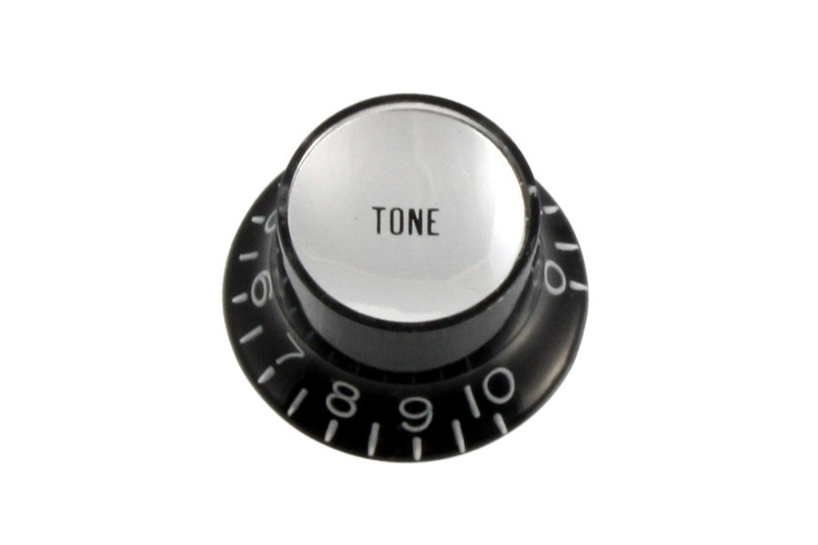 ALLPARTS PK-0182-023 Black Tone Reflector Knobs 