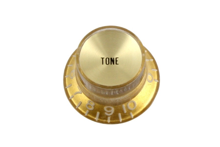 ALLPARTS PK-0182-032 Gold Tone Reflector Knobs 