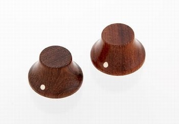 ALLPARTS PK-3197-0B0 Bubinga Bell Knobs 