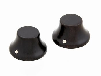 ALLPARTS PK-3197-0E0 Ebony Bell Knobs 