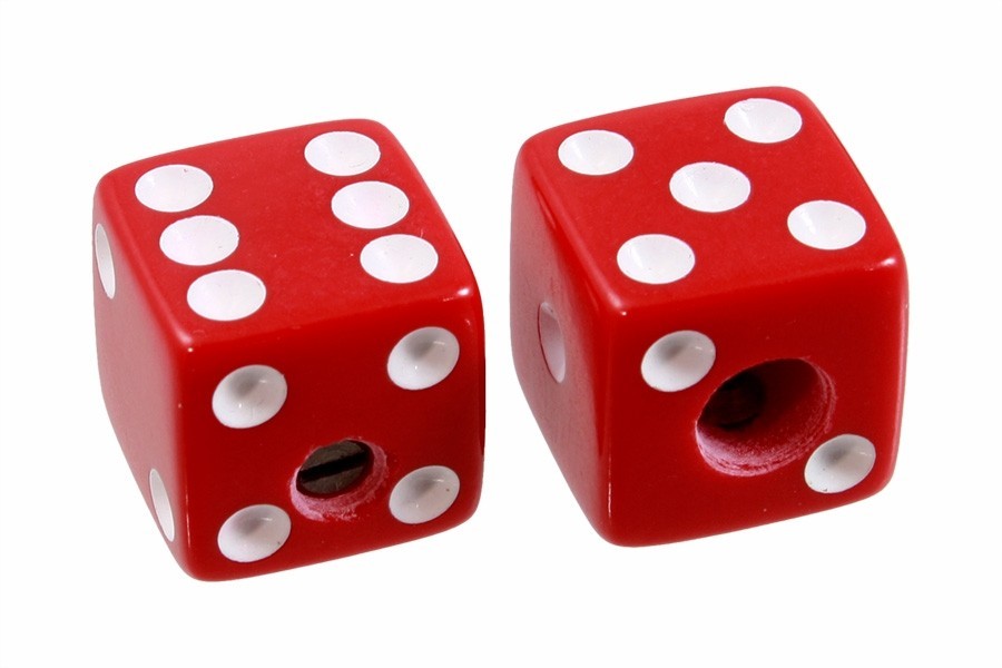 ALLPARTS PK-3250-026 Red Dice Knobs 