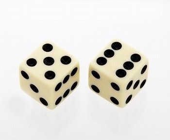 ALLPARTS PK-3250-028 Cream Dice Knobs 