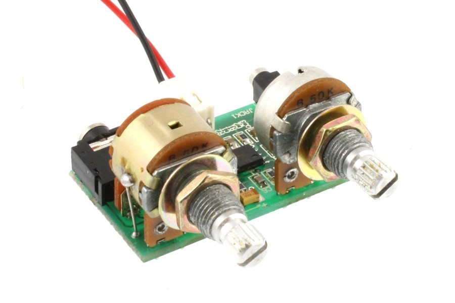 ALLPARTS PU-6413-000 Piezo Preamp with Volume and Tone 
