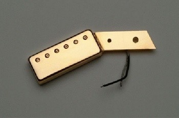 ALLPARTS PU-6507-002 Mini Humbucking Pickup Pickguard Mount Gold 