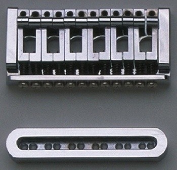 ALLPARTS SB-0106-010 Chrome 12-String Bridge 