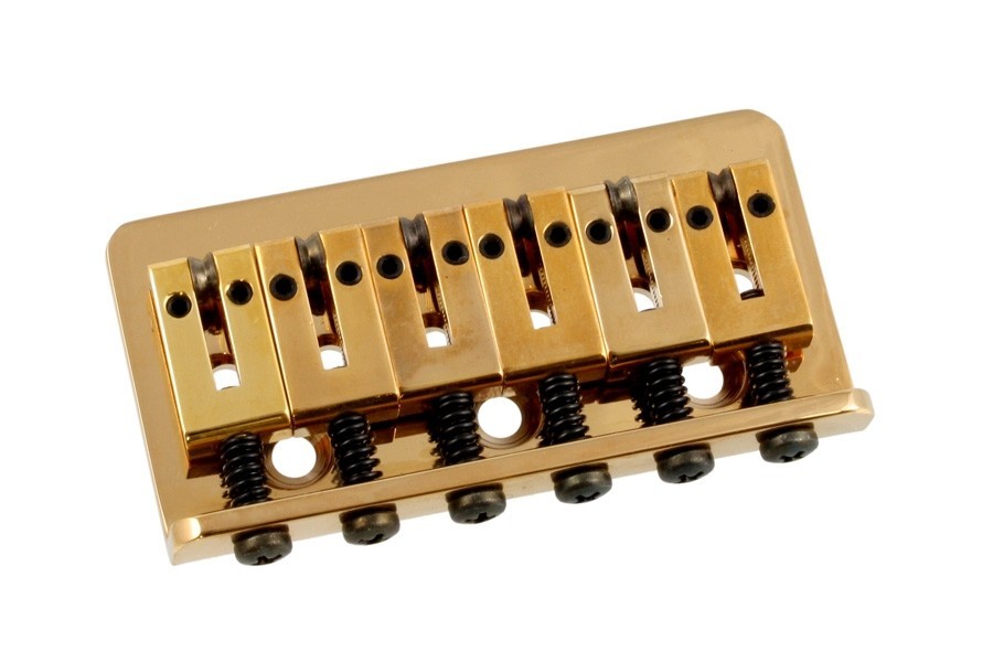 ALLPARTS SB-0516-002 ABM Non-Tremolo Bridge Gold 