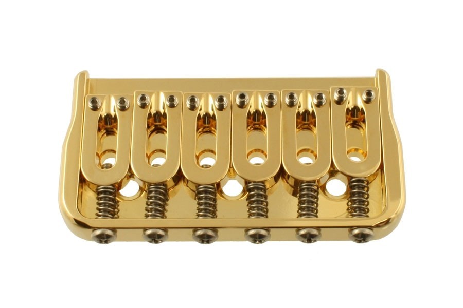 ALLPARTS SB-5105-002 Gold Hipshot Non-Tremolo Bridge 