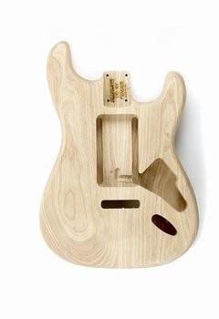 ALLPARTS SBAO-U Universal Route Ash Replacement Body for Stratocaster 