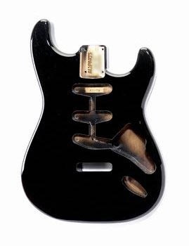 ALLPARTS SBF-BK Black Finished Replacement Body for Stratocaster 