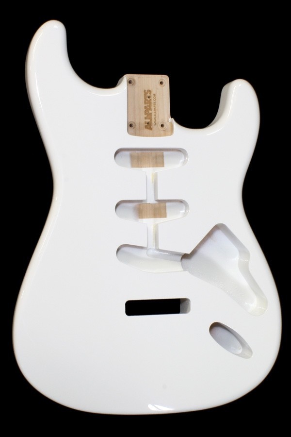 ALLPARTS SBF-OW Olympic White Finished Replacement Body for Stratocaster 