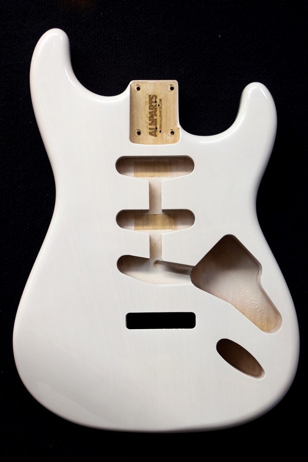 ALLPARTS SBF-WH White Finished Replacement Body for Stratocaster 