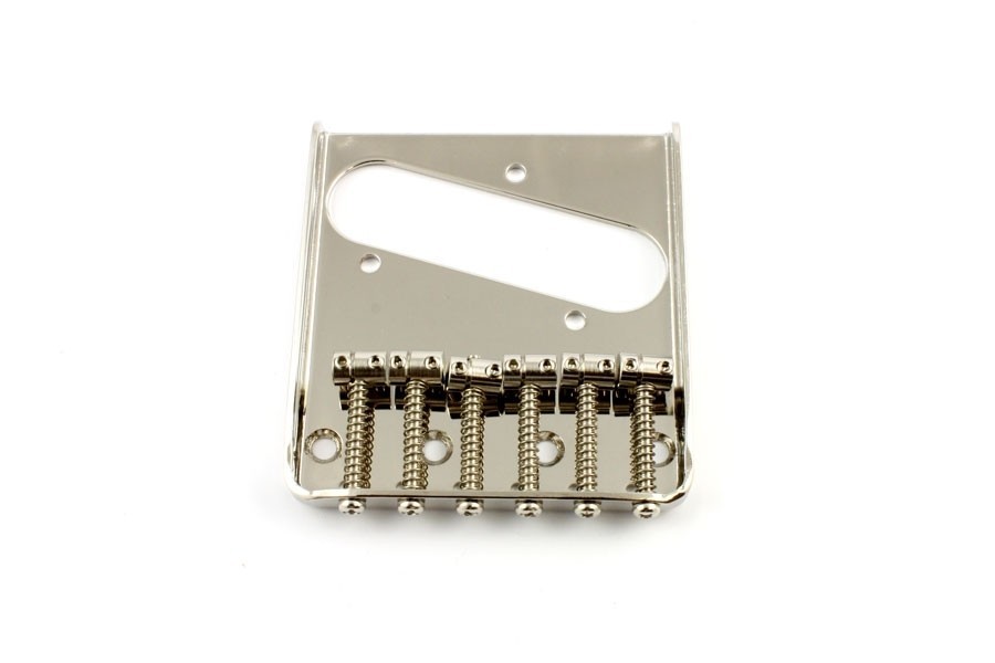 ALLPARTS TB-0033-001 Nickel Vintage 6 Saddle Bridge for Telecaster 