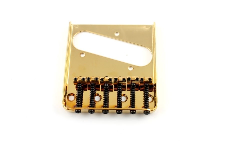 ALLPARTS TB-0033-002 Gold Vintage 6 Saddle Bridge for Telecaster 