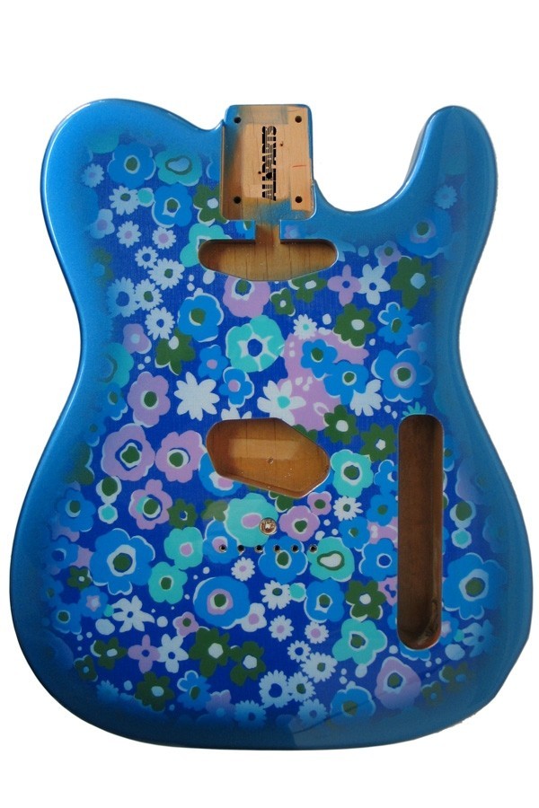 ALLPARTS TBF-BF Blue Flower Finished Replacement Body for Telecaster 