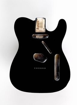 ALLPARTS TBF-BKB Black Finished Replacement Body for Telecaster With Binding 