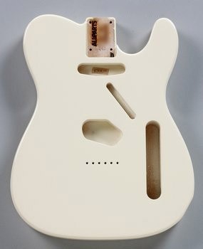 ALLPARTS TBF-OW Olympic White Finished Replacement Body for Telecaster 