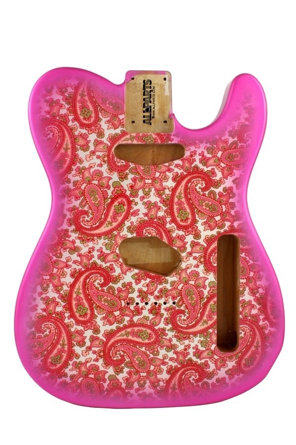 ALLPARTS TBF-PKP Pink Paisley Finished Replacement Body for Telecaster 