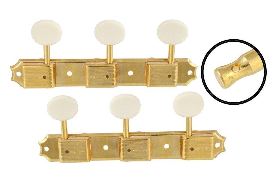 ALLPARTS TK-0700-002 Vintage Style 3x3 Keys Gold 