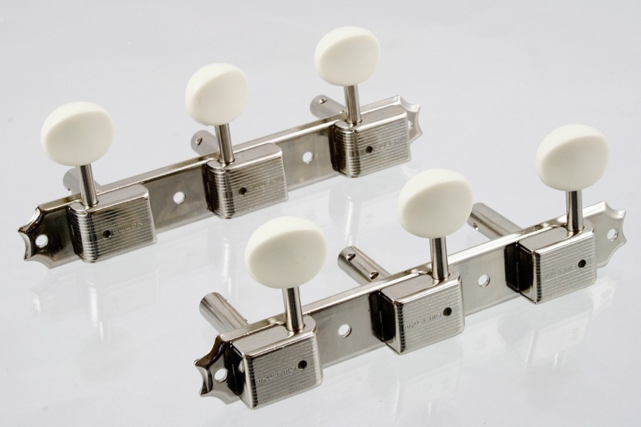 ALLPARTS TK-0702-001 Vintage Style 3x3 Keys Nickel 