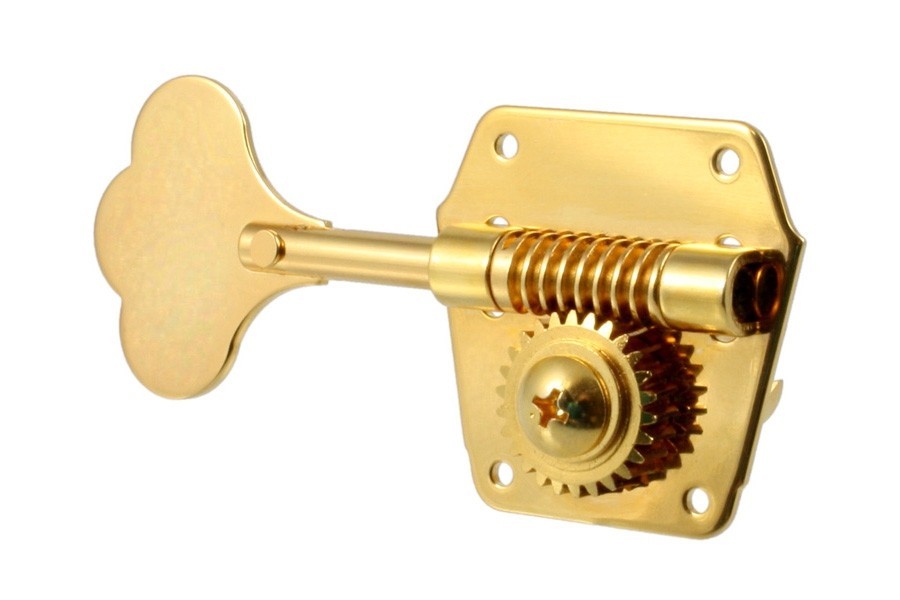 ALLPARTS TK-0790-L02 Gotoh Reverse Wind Left Handed Bass Keys Gold 