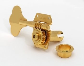 ALLPARTS TK-0791-002 Schaller 4 in Line Gold Bass Keys 