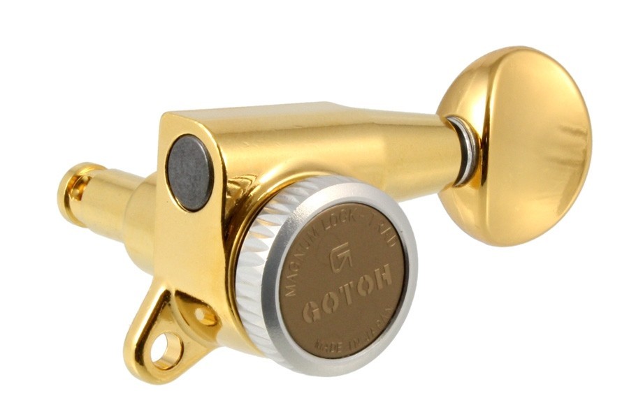 ALLPARTS TK-0938-002 Gotoh 3X3 Locking Tuners Gold 