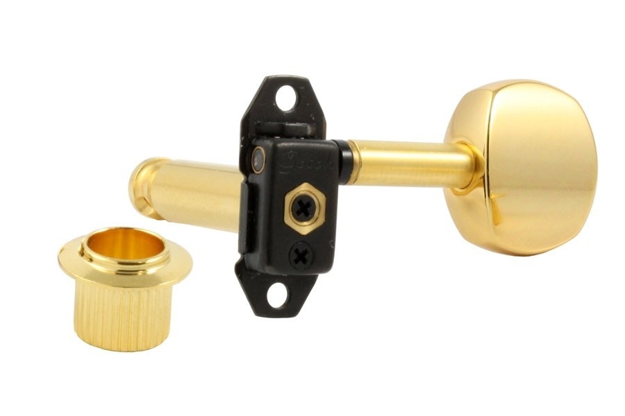 ALLPARTS TK-7060-002 Gotoh 6 in Line Gold Stealth Tuning Keys 