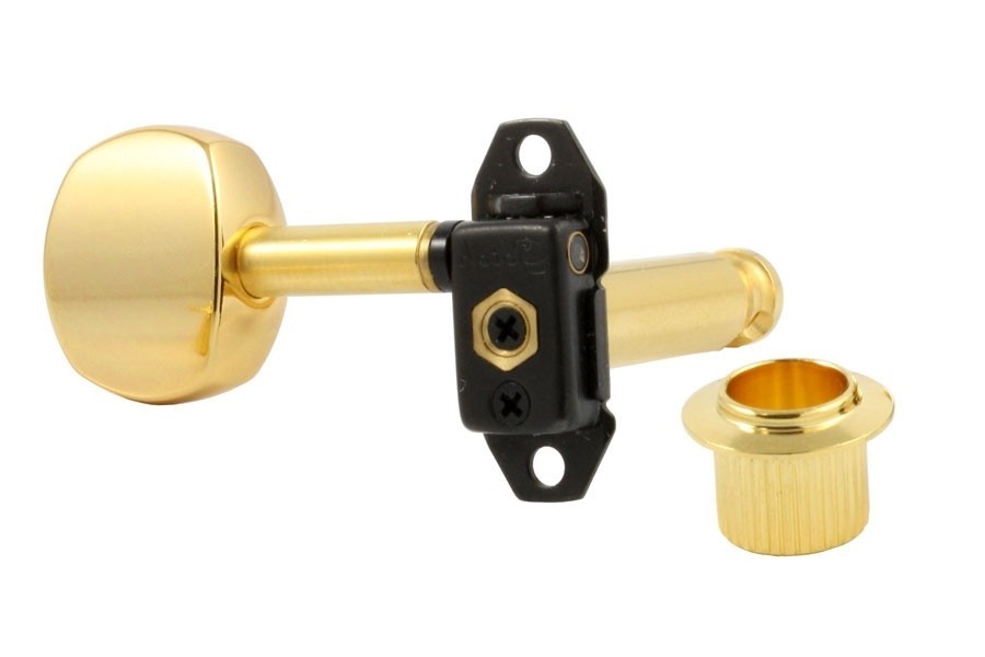 ALLPARTS TK-7060-L02 Gotoh 6 in Line Gold Left Handed Stealth Tuning Keys 