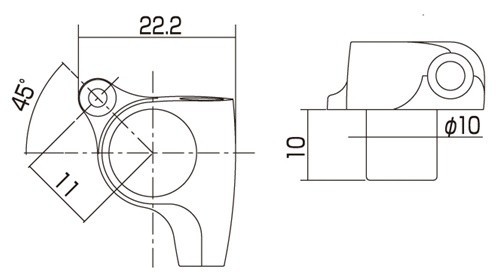 ALLPARTS TK-7273-002 Gotoh 510 3x3 Gold Mini 