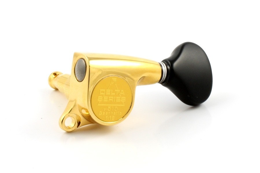 ALLPARTS TK-7273-0E2 Gotoh 510 3x3 Gold-Black Buttons Mini 