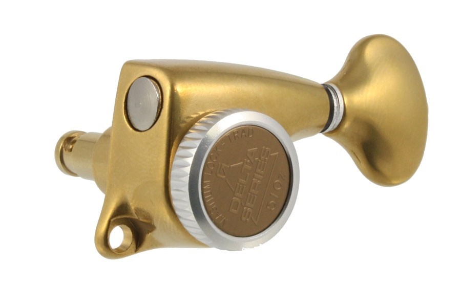 ALLPARTS TK-7278-002 Gotoh Delta 6L Locking Tuners Antique Gold 