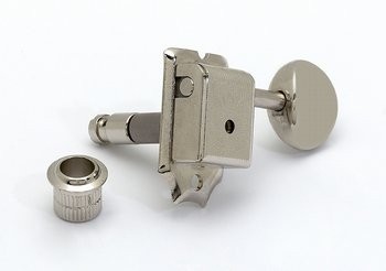 ALLPARTS TK-7679-001 6-in-line Nickel Vintage Style Locking Tuners 