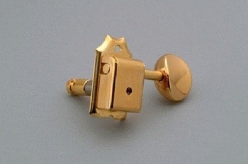 ALLPARTS TK-7679-002 6-in-line Gold Vintage Style Locking Tuners 