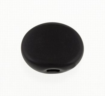 ALLPARTS TK-7710-023 Plastic Oval Buttons Black 