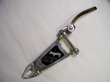 ALLPARTS TP-3650-L01 Bigsby B6 Vibrato Tailpiece Left Handed Nickel 