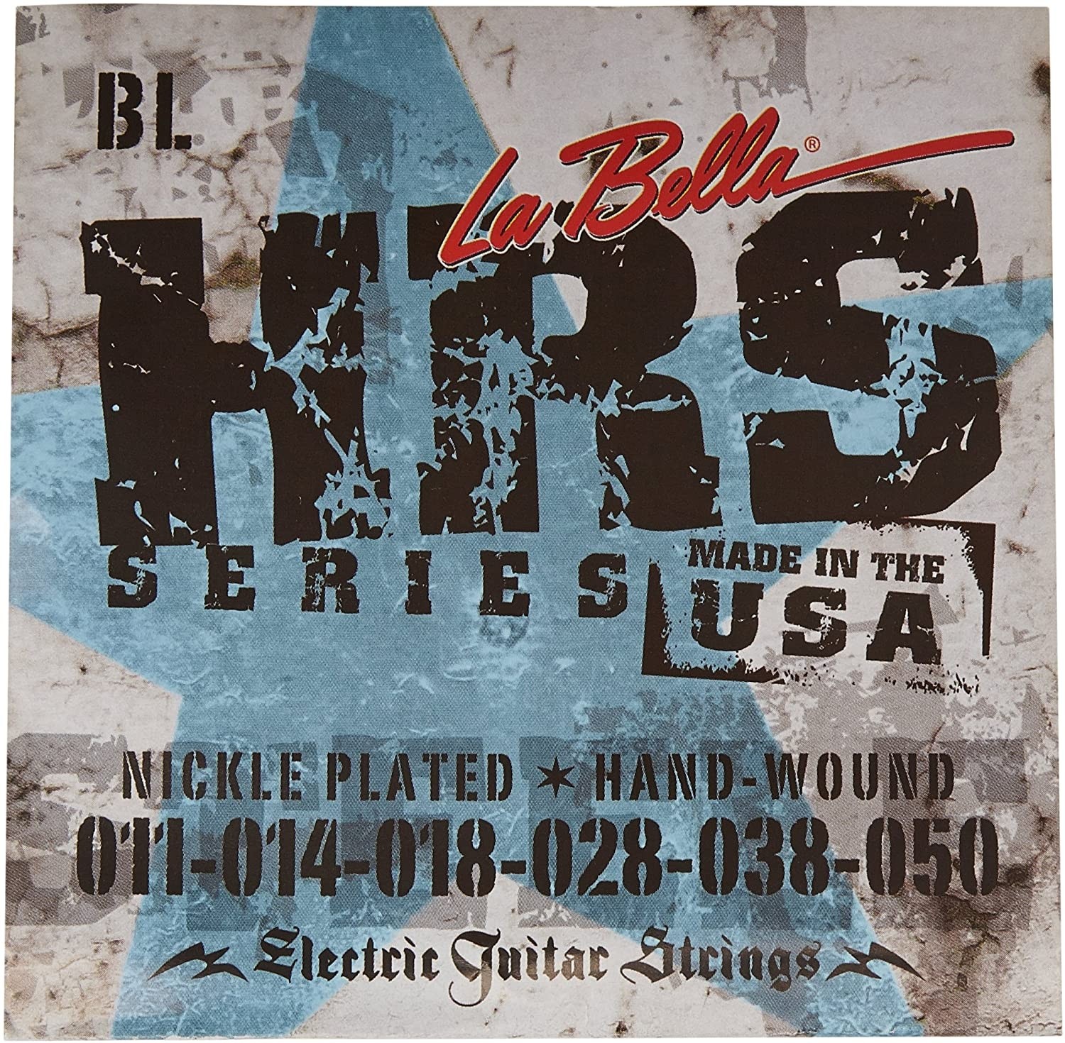 LaBella HRS-BL Nickel Blues Light Electric Guitar Strings .011-.050