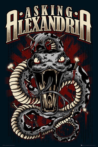 Asking Alexandria "Snake" - Plakat 37