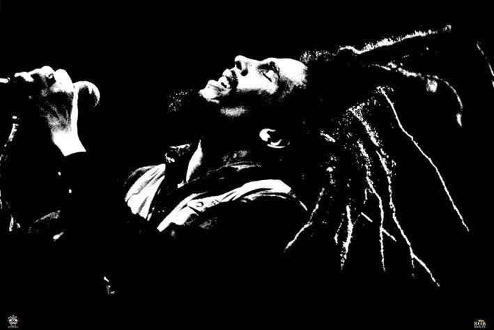 Bob Marley "B&W" - Plakat 24