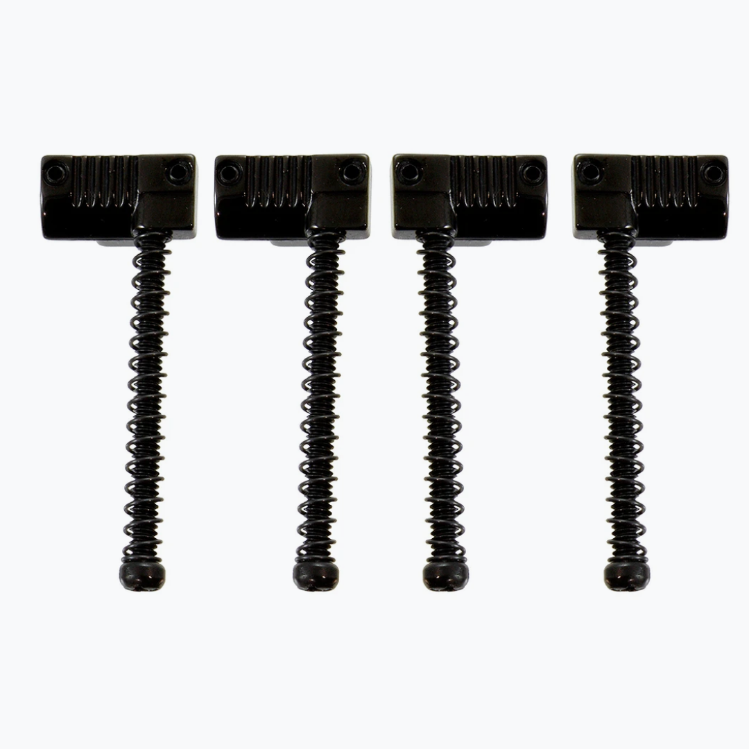 ALLPARTS BP-2071-003 Set of 4 Grooved Saddles for Omega and Badass Bass Bridge