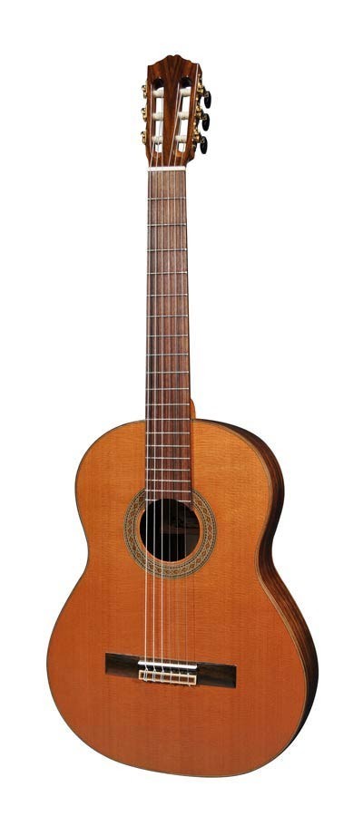 Salvador Cortez CC-110 All Solid Master Series classic guitar, solid cedar top, solid rosewood back and sides, with deluxe case