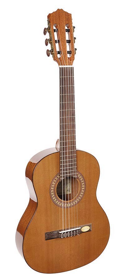 Salvador Cortez CC-22-BB Solid Top Artist Series classic guitar, solid cedar top, sapele back and sides, 1/2 bambino model